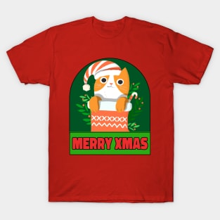 Christmas Cat Lover Christmas Shirt T-Shirt